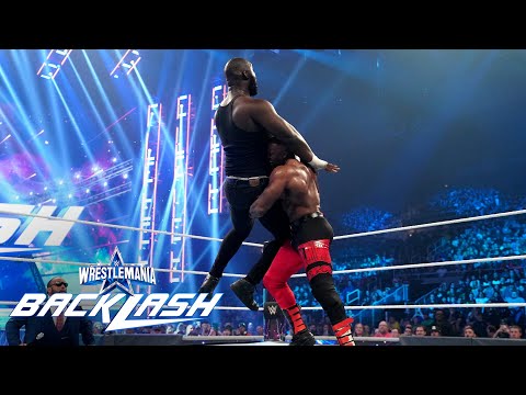 Bobby Lashley slams the colossal Omos: WrestleMania Backlash (WWE Network Exclusive)