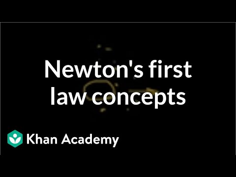 牛頓第一運動定律的概念 (Newton's First Law of Motion Concepts)