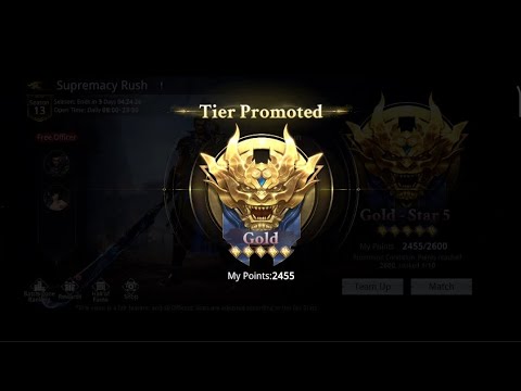 Road to Gold 5 in Fair 3VS3 Season 13 - Dynasty Legends 2