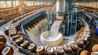 How COCONUT OIL is made - Industrial Process