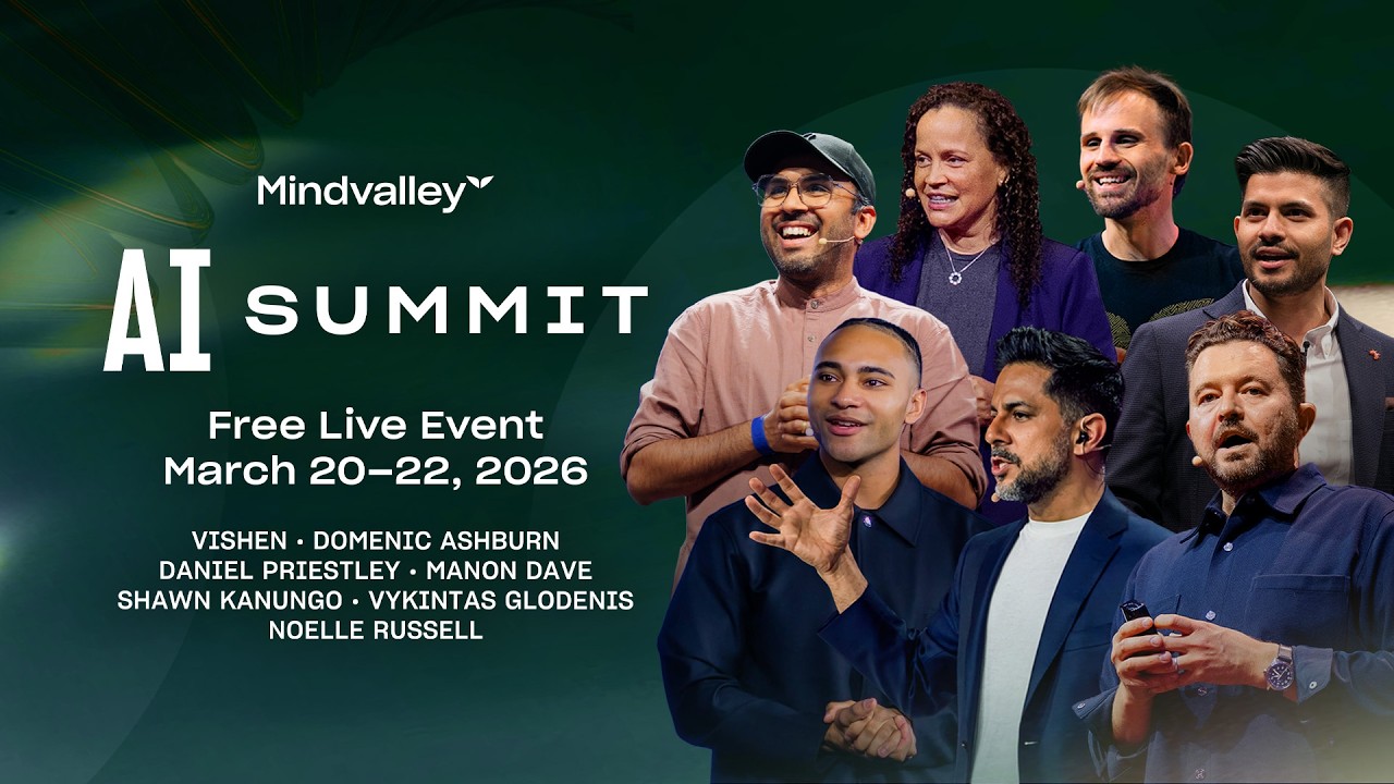 Mindvalley AI Summit 2026 — Free Your Fridays With AI (Day 1 LIVE)