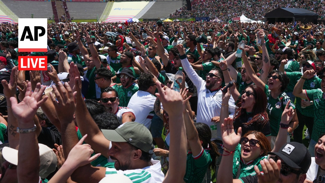 FIFA World Cup 2026: LIVE fan arrivals for Mexico vs South Africa opening match - YouTube