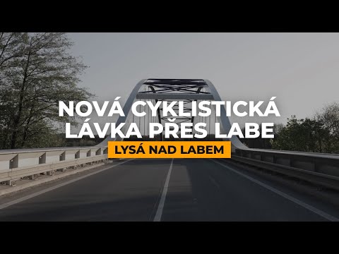 Nová lávka přes Labe v Lysé nad Labem 2023