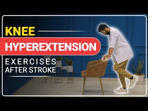 Exercise for knee hyperextension after stroke | Knee exercise for paralysis patient | SRIAAS