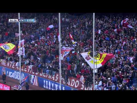 Gol de Diego Costa (1-0) en Atlético de Madrid - RCD Espanyol - HD