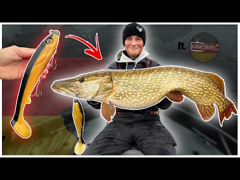 Trying FLATNOSE GIANT - Catching HUGE PIKE 🇩🇪 | Team Galant ft. @kanalgratisdotde