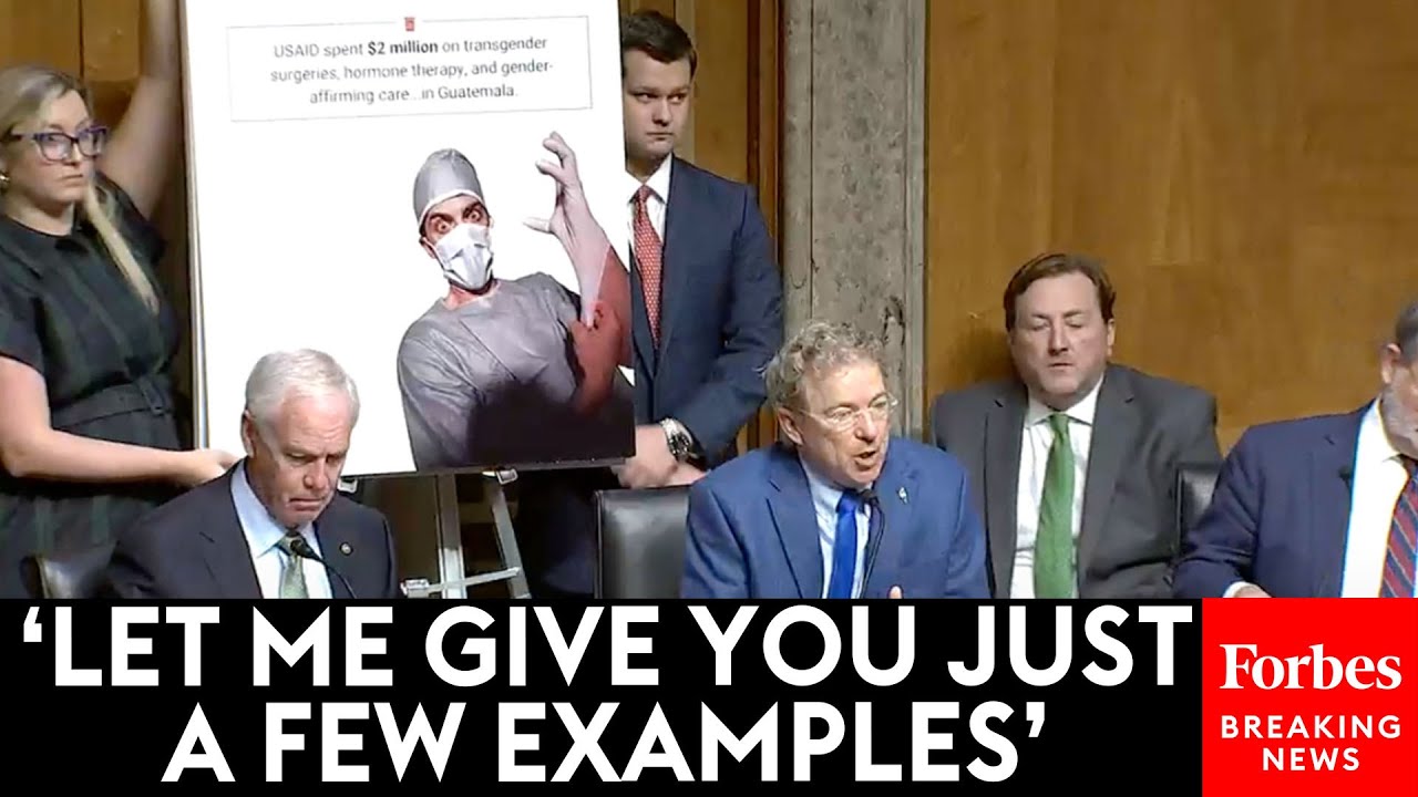 BREAKING NEWS: Rand Paul Lists Example After Example Of 'Wasteful' Spending By USAID