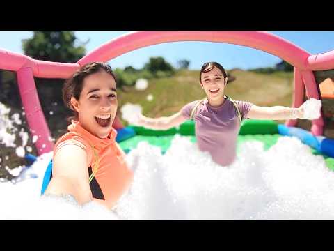 CORRIDA DE AVENTURA: A REVANCHE!!!! ★ LAMA, ESPUMA E DIVERSÃO no Vlog 5km Foam Fest com a Mamãe Fabi