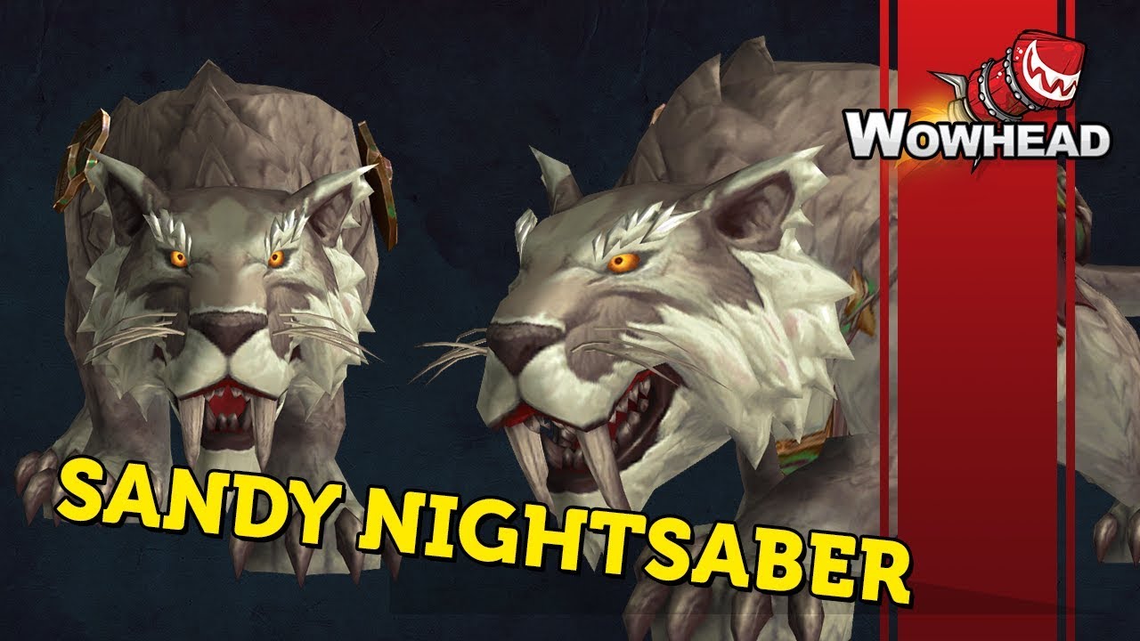 Sandy Nightsaber Mount