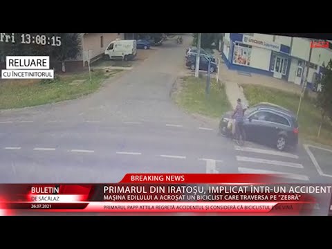 Primarul din Iratoșu, implicat într-un accident rutier