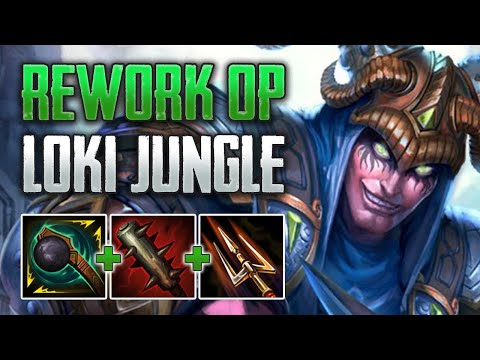 FINALLY PLAYING THE NEW LOKI! Loki Jungle Gameplay (SMITE Conquest)