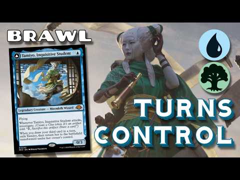 Metagame Challenger - Tamiyo, Inquisitive Student / Seasoned Scholar - Brawl MTG Arena Gameplay