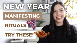 NEW YEAR MANIFESTING RITUALS - TRY THESE TODAY | LAW OF ATTRACTION