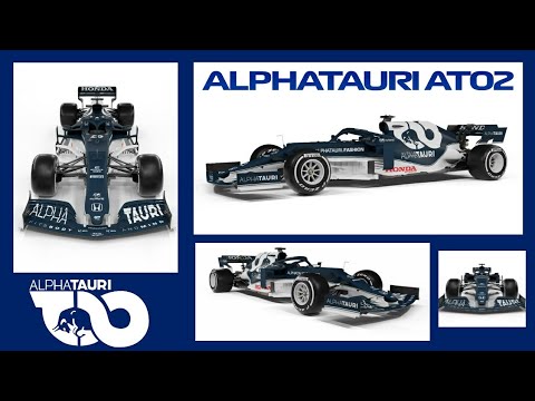 2021 AlphaTauri AT02 Livery Revealed | Gasly and Tsunoda |