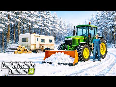 1 YEAR in the WINTER FOREST! ​​This is what happened… Farming Simulator 25