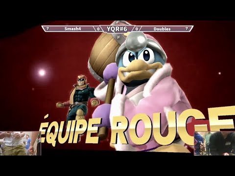YQR#6 Smash 4 Doubles - Buck Fayo (Overcast + Squire; Red) vs ShamWow (SHaM + Qwexe; Yellow)