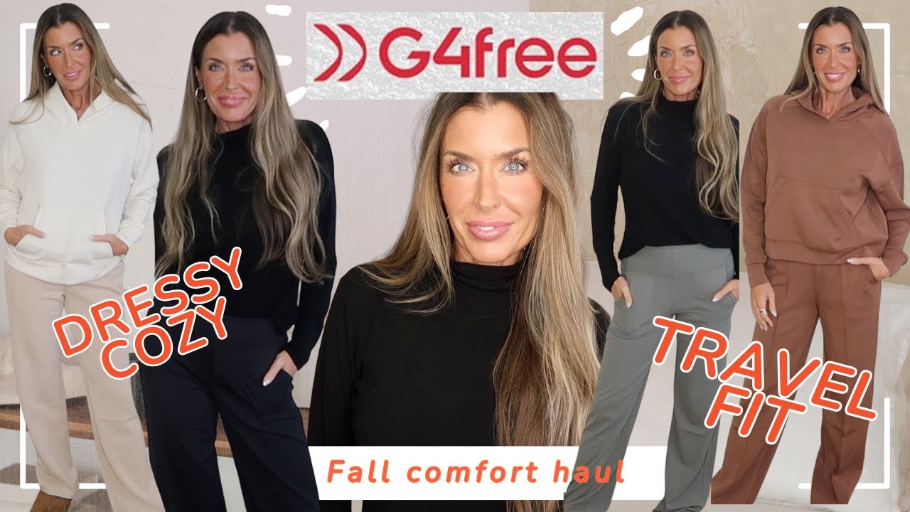 G4Free fall try on haul | Perfect Travel fit, Cozy dress pants? | Amazon looks for less finds