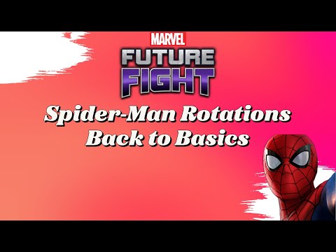 Marvel Future Fight - Spiderman's Skill Rotation/Combo [Back to Basics Uniform]