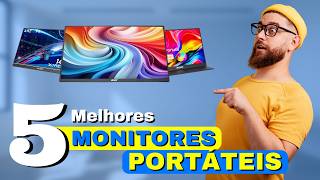 Os 5 melhores MONITORES PORTÁTEIS mais vendidos em 2026 ✅