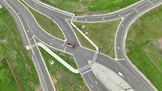 KYTC SAFERoads - Double Crossover Diamond