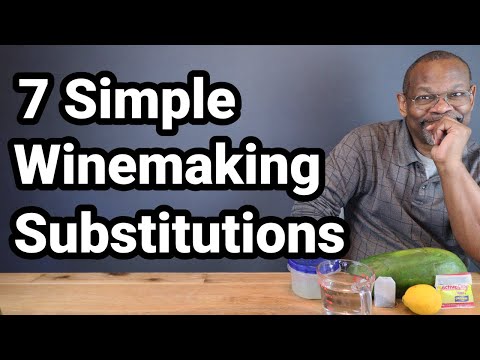 7 Simple Winemaking Substitutes