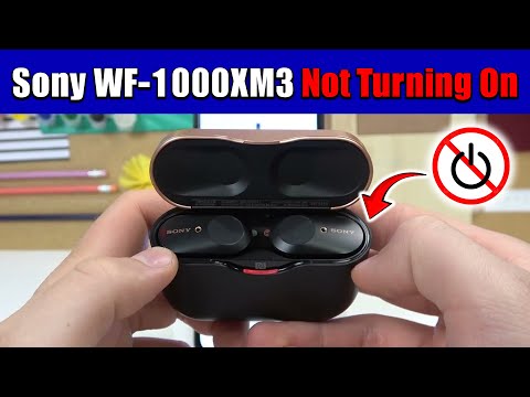 Sony WF 1000XM3 Not Turning On