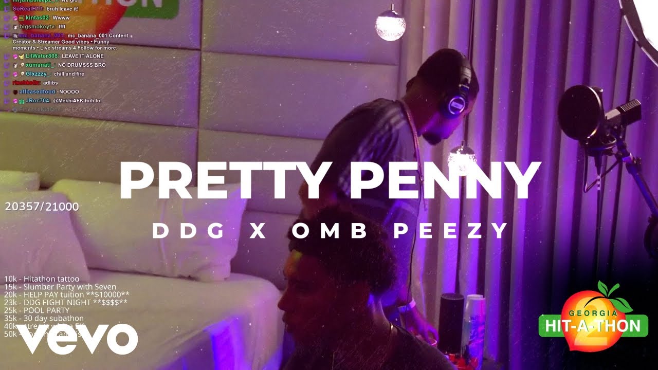 DDG, OMB Peezy - PRETTY PENNY (Official Visualizer)