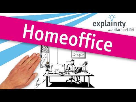 Homeoffice einfach erklärt (explainity® Erklärvideo)