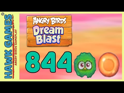 Angry Birds Dream Blast Level 844 - Walkthrough, No Boosters
