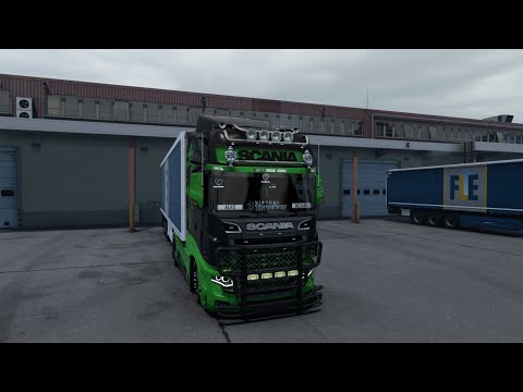 ETS2 | 1.45 | Combo Map | Nantes(F) - Sassari(I) | 4K - 60FPS | SCANIA-R 700 | Deutsch |