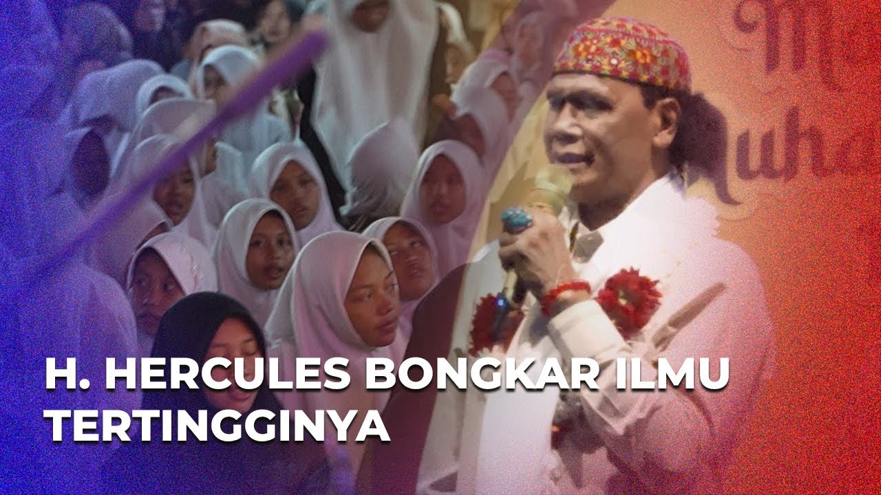 H. Hercules Bocorkan Ilmunya yang Paling Tinggi