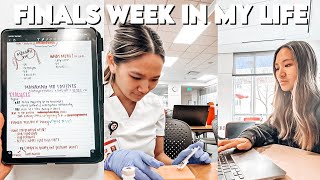 FINALS WEEK IN MY LIFE VLOG | Nursing School Edition