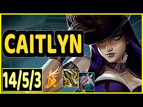 CAITLYN VS XAYAH - 14/5/3 KDA ADC GAMEPLAY