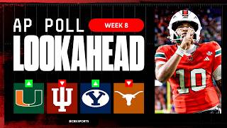 College Football Week 8 AP Top 25 LOOK AHEAD: Georgia, Texas, Notre Dame fall | 