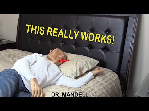 TRY THIS POSITION AND FIX YOUR STIFF NECK - Dr Alan Mandell, DC