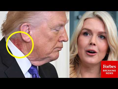 BREAKING NEWS: Karoline Leavitt Asked Point Blank About Trump's Neck Rash
