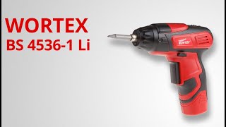Cordless screwdriver WORTEX BS 4536-1 Li