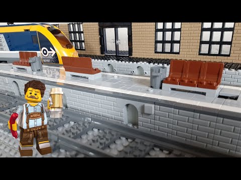 Beginn mit dem Bahnhof!🚝Lego Stadtbau #2