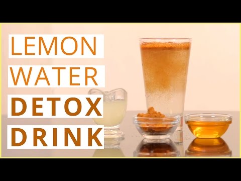 How To Make Lemon Water Detox Drink
