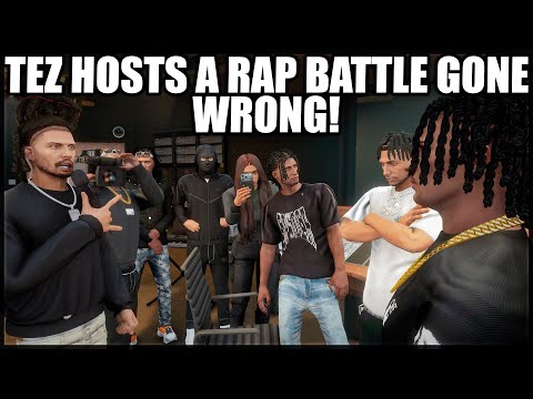 Tez Hosts a Rap Battle Gone Wrong! | GTA RP | GrizzleyWorld Whitelist