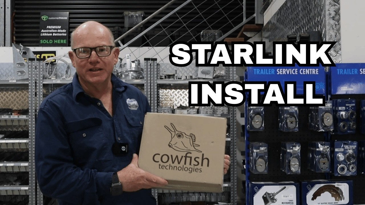 How to Install Starlink in a Caravan | Cowfish Van Connect