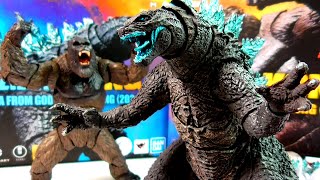 S.H.MonsterArts GODZILLA FROM GODZILLA VS. KONG(2021) レビュー【破壊神降臨！発光状態を再現した背ビレが眩しい！存在感抜群です☆】 ゴジラvsコング