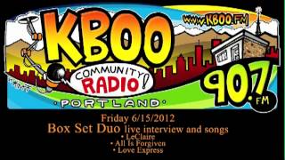 6.15.2012 KBOO Box Set Interview