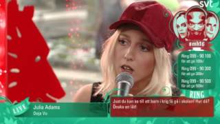 Julia Adams - Deja Vu | Live ✰ Musikhjälpen 2016 ✰