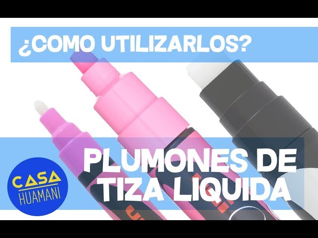 Vídeo relacionado con uni-ball 186499 - Marcador de ventana y tiza UNI CHALK PWE-8K, 8 mm, punta en cuña, negro