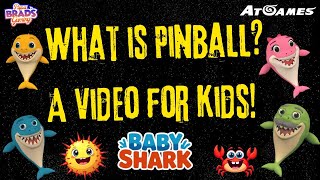 Learn AtGames Pinball Basics for Kids featuring Baby Shark Table Gameplay