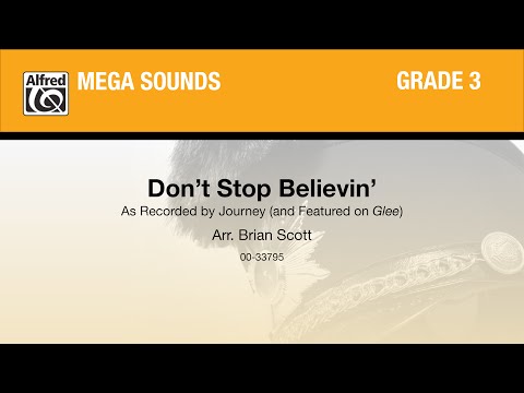 Don't Stop Believin', arr. Brian Scott - Score & Sound