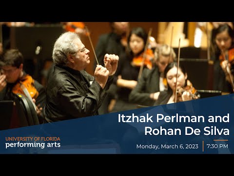 UFPA PRESENTS: Itzhak Perlman and Rohan De Silva - Phillips Center - 3/6