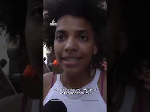 Venice protesters rally against US ambassador’s superyacht tour | AJ #shorts