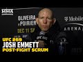 Josh Emmett Reacts To Technical Win, Expected 'Crazy Barnburner' | UFC 269 | MMA Fighting